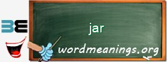 WordMeaning blackboard for jar